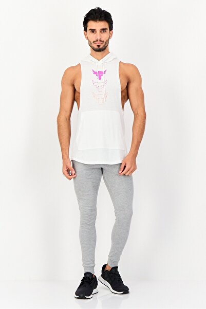 Under Armour x Project Rock Men Loose Fit Sleeveless Training Vest, White