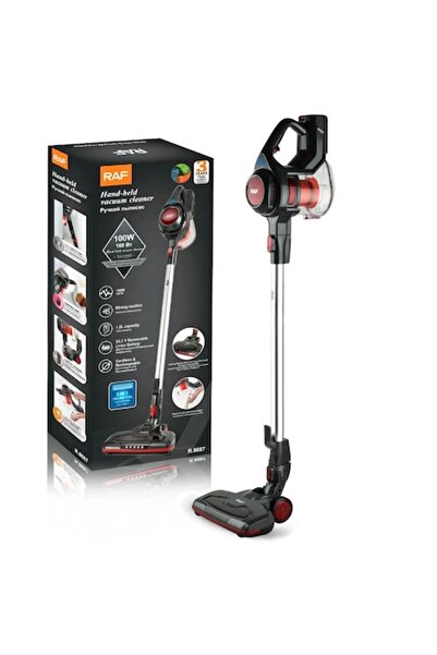 raf Ασύρματη σκούπα 2 σε 1, 150 W, αποσπώμενη, 1,2 L, μαύρη