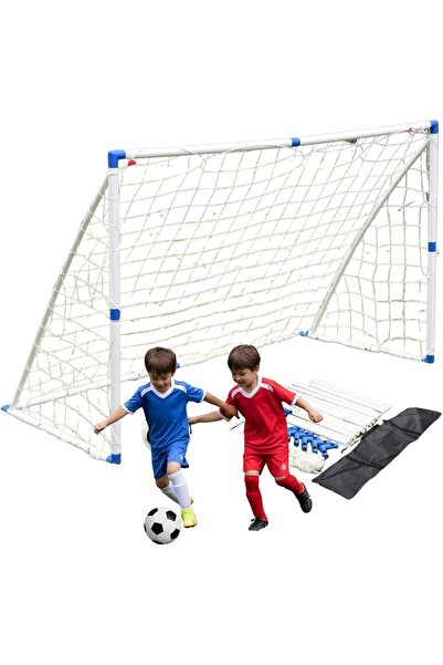 REZZOSS NEW 2 in 1 Football Goal, PVC Material Strong Soccer Goal Set