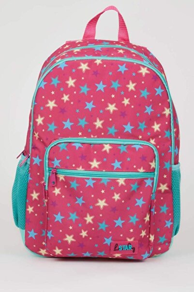 DeFacto Girl's Printed School Backpack (Ns)