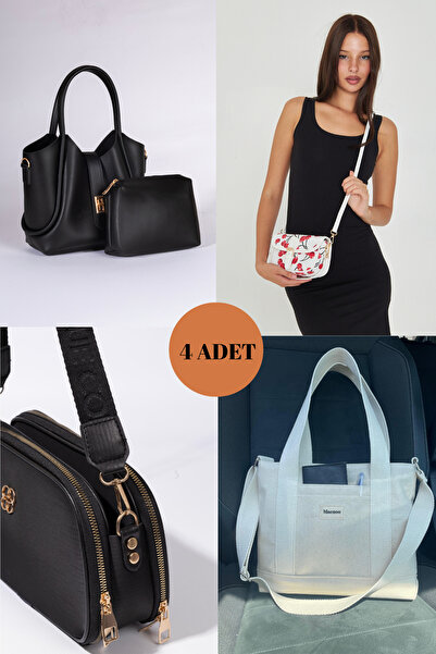 macsoo Комплект от 4 броя дамски чанти за ръка и рамо
