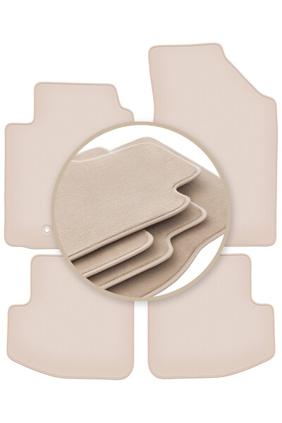 Other Covorașe auto PREMIUM bej pentru: Toyota Yaris I 3 uși 1999-2005