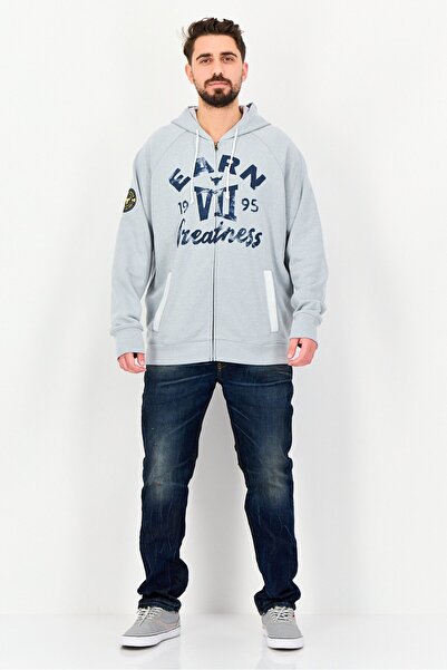 Under Armour Men Brand Logo Long Sleeve Hoodie, Grey