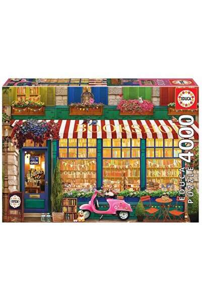 EDUCA Puzzle 4000 piese Librărie Vintage 18582