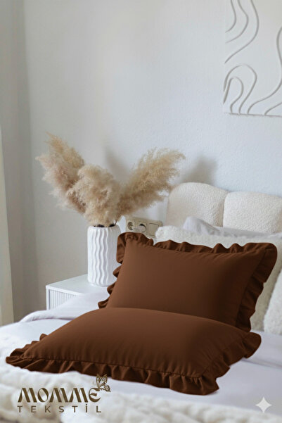 MoMMe غطاء وسادة عصري بسحاب 50×70 سم قطعتان