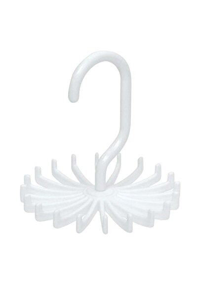 Evriholder Twirl Tie Rack Organizer Hanger White