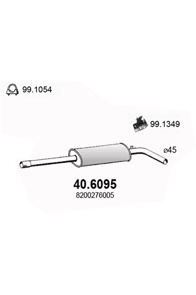 ASSO Toba Esapamet Intermediara Renault Megane 2/Scenic 2