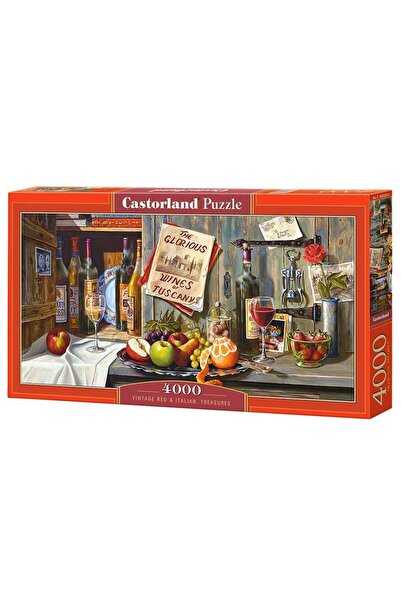 Castorland Puzzle 4000 piese Vintage Red & Italian Treasures 400324