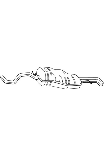 BOSAL Toba Esapament Finala Seat Toledo 2 Skoda Octavia 1