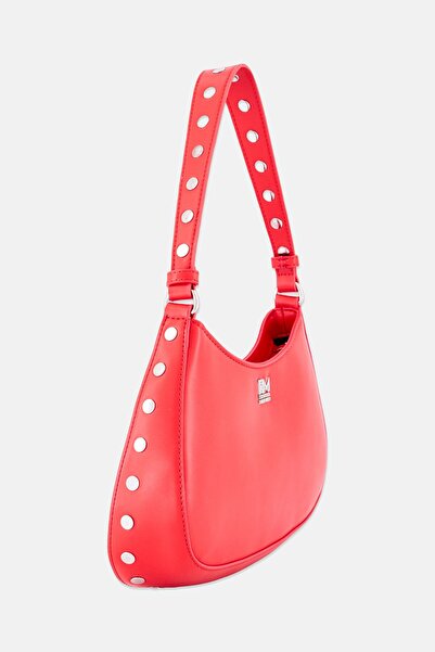 REBECCA MINKOFF Women Brand Logo Shoulder Bag, Red