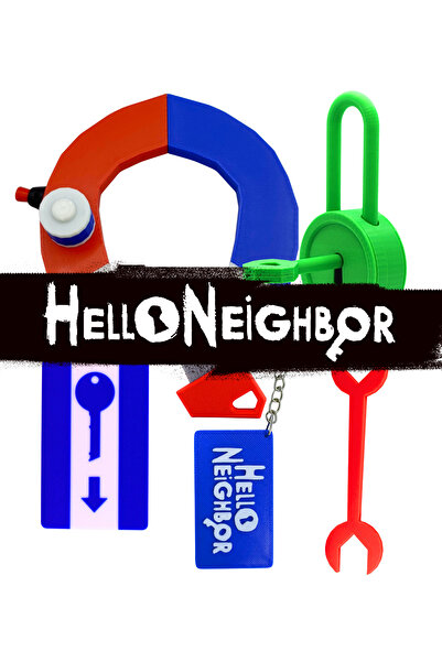 hello neighbor Neighbor Toy Set 6 Pieces