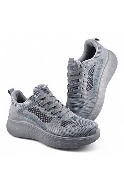Stone Knitted Comfort Sneakers for Everyday Wear