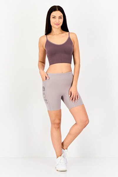 Under Armour Women Fitted Fit Running Shorts, Grey