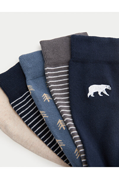 Marks & Spencer 5’li Cool & Fresh Pamuk Karışımlı Çorap Seti