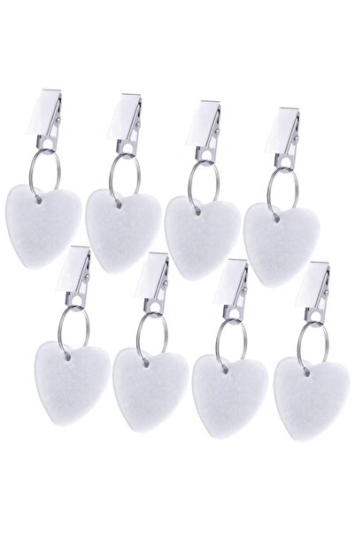 Generic Tablecloth Clips & Weights, 8 Packs Heart Shape Stone Weights with St...