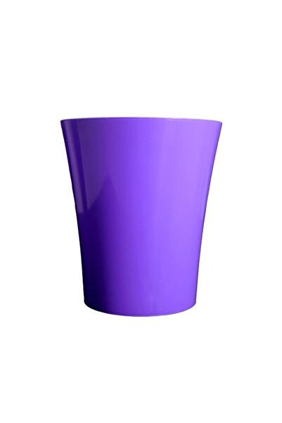 Generic vsell24 Vibrant Purple Plastic Flower Pot – Durable and Stylish Plant...