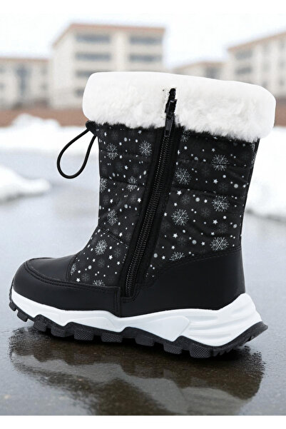 Khayt Παιδικές μπότες χιονιού Gimli με ζεστή επένδυση, ανθεκτικές στο νερό και το κρύο, ορθοπεδικές αντιολισθητικές σόλες