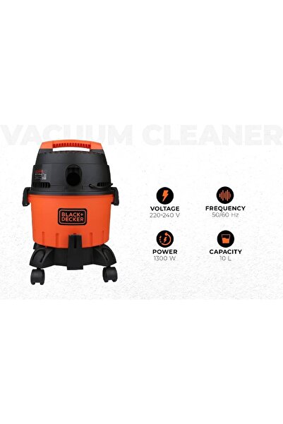 Generic BLACK+DECKER Wet & Dry Vacuum Cleaner, 1200W, 10L - WDBD10-B5