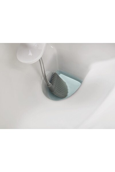 Joseph Joseph Flex 70517 Toilet Brush with Ultra‑Slim Stainless Steel Holder, Drip‑Free