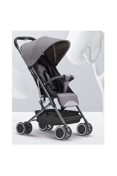 Deliny Baby stroller, foldable, lightweight, adjustable seat, sport mode, 6-36 months, Gray