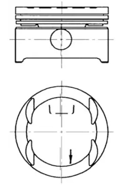 Kolbenschmidt Piston Chevrolet Tigra Holden Barina