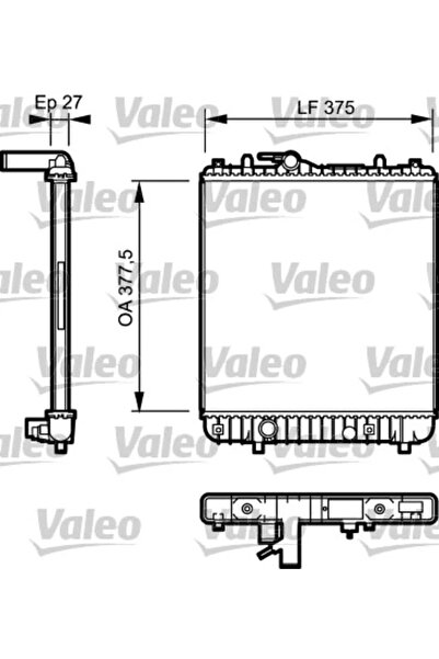 VALEO Radiator Racire Motor Opel Agila Vauxhall Agila Model 1