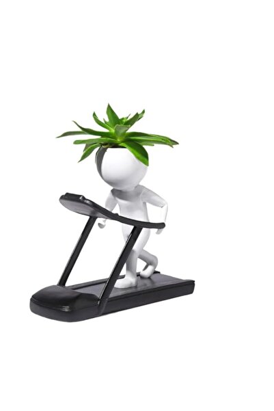 Generic Running Succulent Planter, Treadmill Marathon Buddy Gift, Gift For Lo...