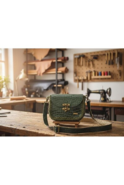 GERMANICIA LEATHER CRAFT EL YAPIMI HAKİKİ DERİ ÇANTA | GLC-CNZ MODEL