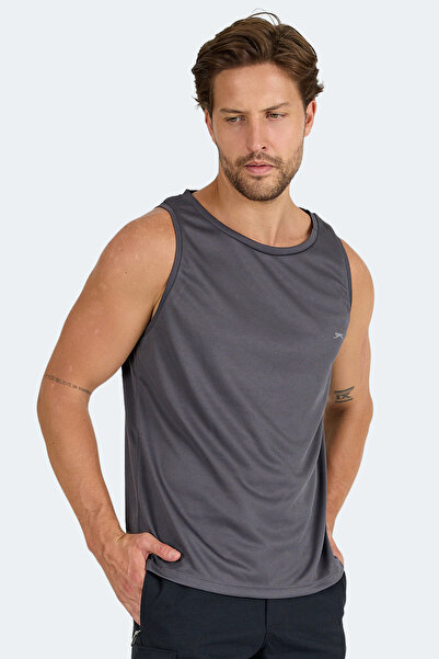 Slazenger Run I Men's Sleeveless Anthracite Tank Top