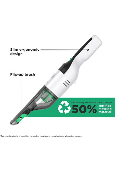 Other BLACK+DECKER ReViva 7.2V 2Ah Eco Cordless Handheld Vacuum REVHV8C-GB (White/Grey)