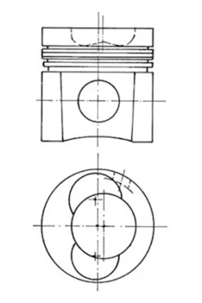 Kolbenschmidt Piston Fendt Favorit Man Foc/L2000/M 2000 L