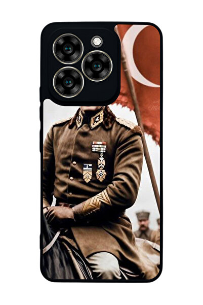 Reeder متوافق مع S919 مطبوع ، أسود غير لامع، سيليكون ناعم، واقي، غطاء ممتص لل...