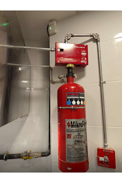 METROPOL 1 set 1.6 galon telli davlumbaz içi söndürme sistemi dört yıl garantili