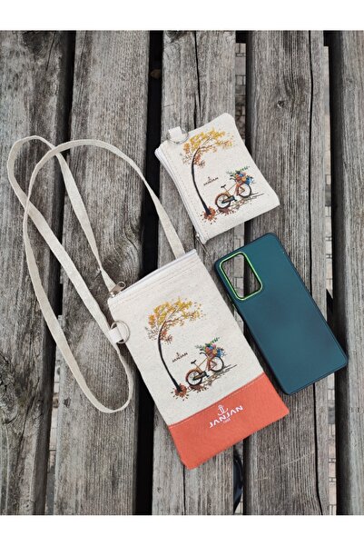 JANJAN 2 Pack, Phone Bag with Strap & Coin, Card Holder Wallet, Wallet with Strap, Mini Bag & Wallet