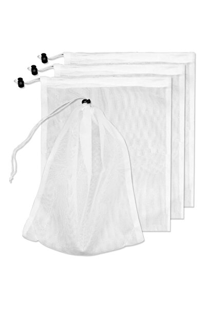 Generic YelaJoy 4pcs Pool Vacuum Filter Bag, Pool Replacement Net Vacuum Bags...