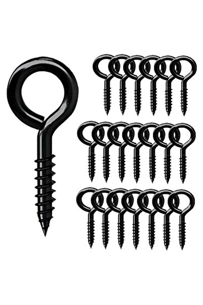 Generic Multipurpose Ring Hook 1.6 Inch Eye Hooks, Eye Bolts Screw in Hooks S...