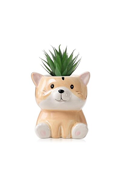 Generic Air Plant Holders, Cute Animals Planter, Small Ceramic Pot Drainage f...