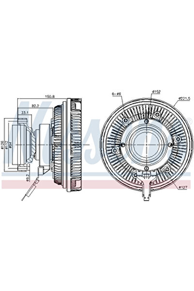 Nissens Cupla Ventilator Radiator Volvo Fm 2/Fmx 2