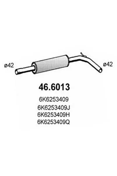 ASSO Toba Esapamet Intermediara Seat Cordoba/Ibiza 2/Inca Vw Polo