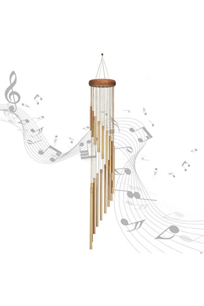 Generic Wind Chimes Outdoor Wind Chimes 35" Garden Chimes with 18 Aluminum Al...