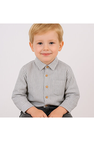 Motebarn Wear Boy's Striped Shirt