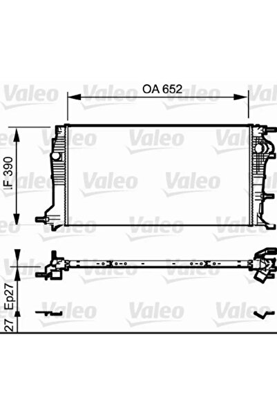 VALEO Radiator Racire Motor Renault Fluence/Megane 3/Megane Cc