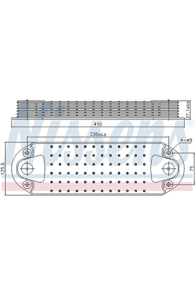 Nissens Radiator Ulei Ulei Motor Volvo B11/Fm