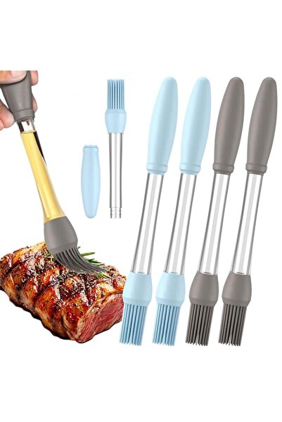 Generic YelaJoy 4Pack Basting Brush for Cooking,Heat Resistant Silicone Pastr...