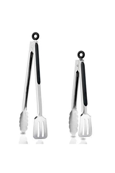 Generic Funito 30cm(12-inch) & 23cm(9-inch) Grill Tongs for Cooking BBQ Heavy...