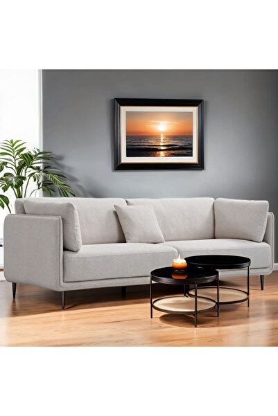 micasa High-Quality and Durable Fabric 3-Seater Sofa