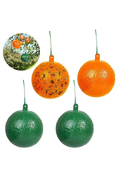 Generic 4 Pcs Fly Trap, Fruit Fly Bug Ball Traps, Sticky Fly Traps Hanging, f...