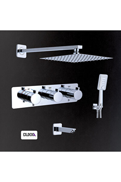 Duxxa Milano Termostatik Ankastre Duş Seti Krom D.056