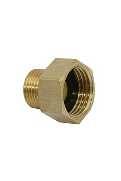 Generic XIXI Female 1/2" To 3/8" Male Brass Threaded Connector Hose Repair Ga...