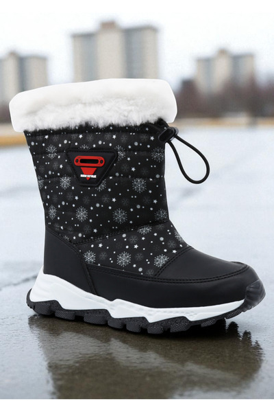 Khayt Παιδικές μπότες χιονιού Gimli με ζεστή επένδυση, ανθεκτικές στο νερό και το κρύο, ορθοπεδικές αντιολισθητικές σόλες